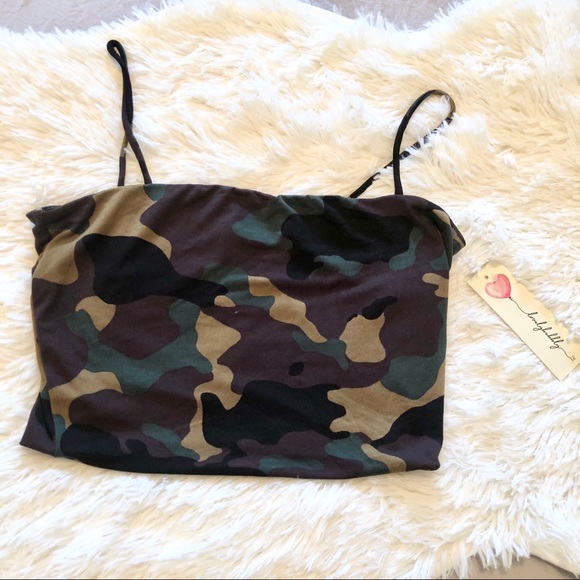 3/30 NWT army camo tank top size large - Picture 4 of 7